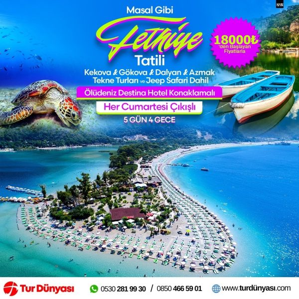 Rüya Gibi Fethiye Ölüdeniz Gökova Kaş Kalkan Turu